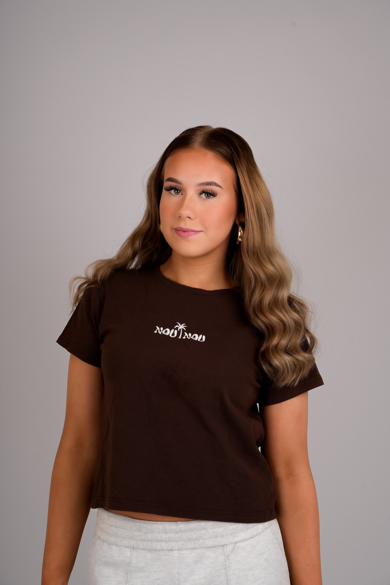 Coconut brown tee