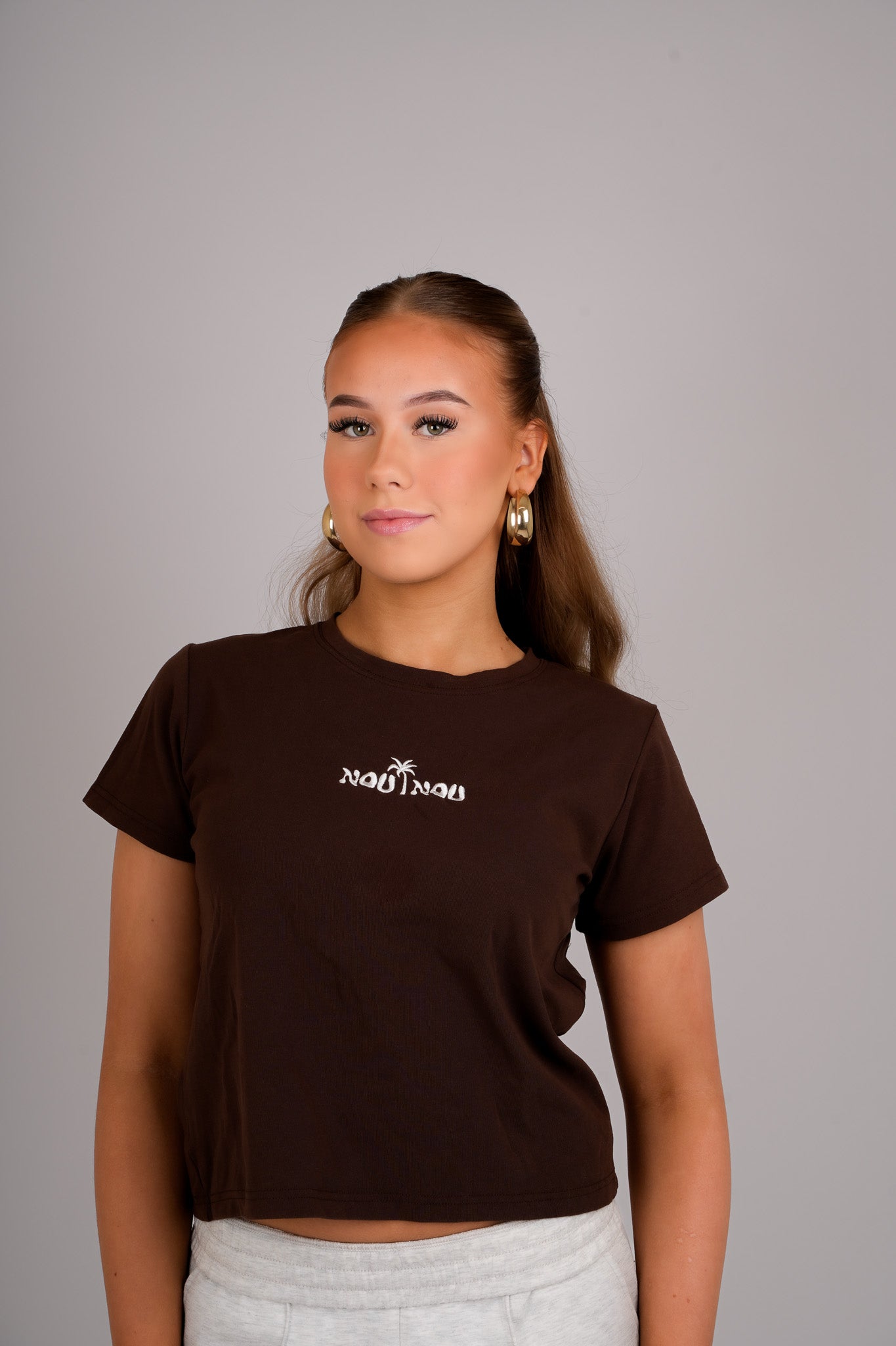 Coconut brown tee