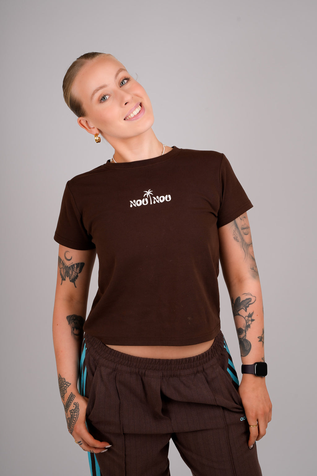 Coconut brown tee