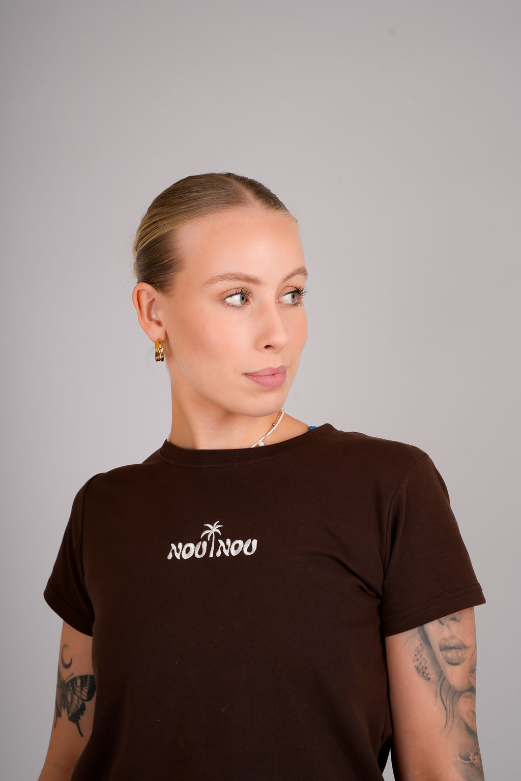 Coconut brown tee