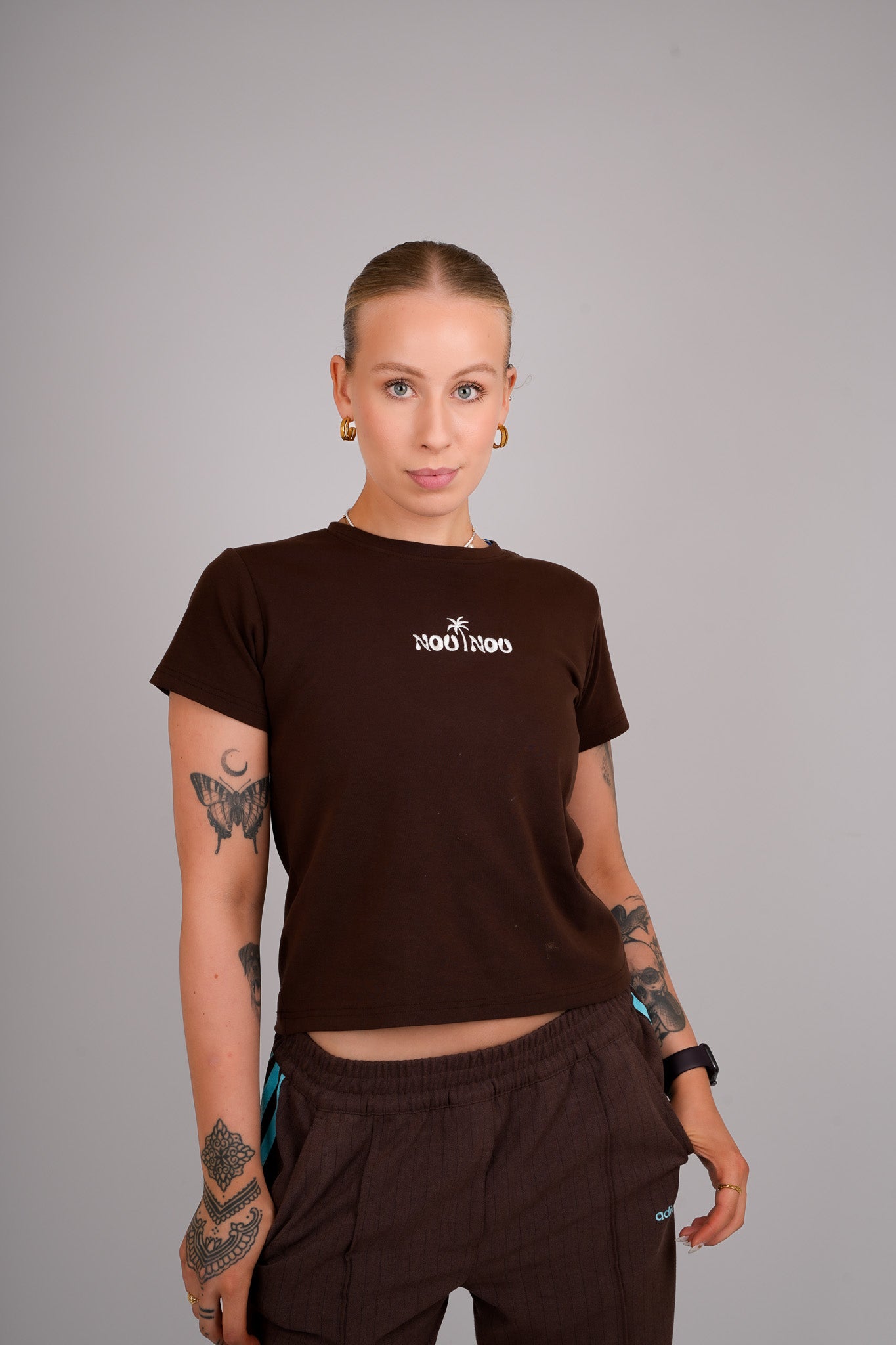 Coconut brown tee