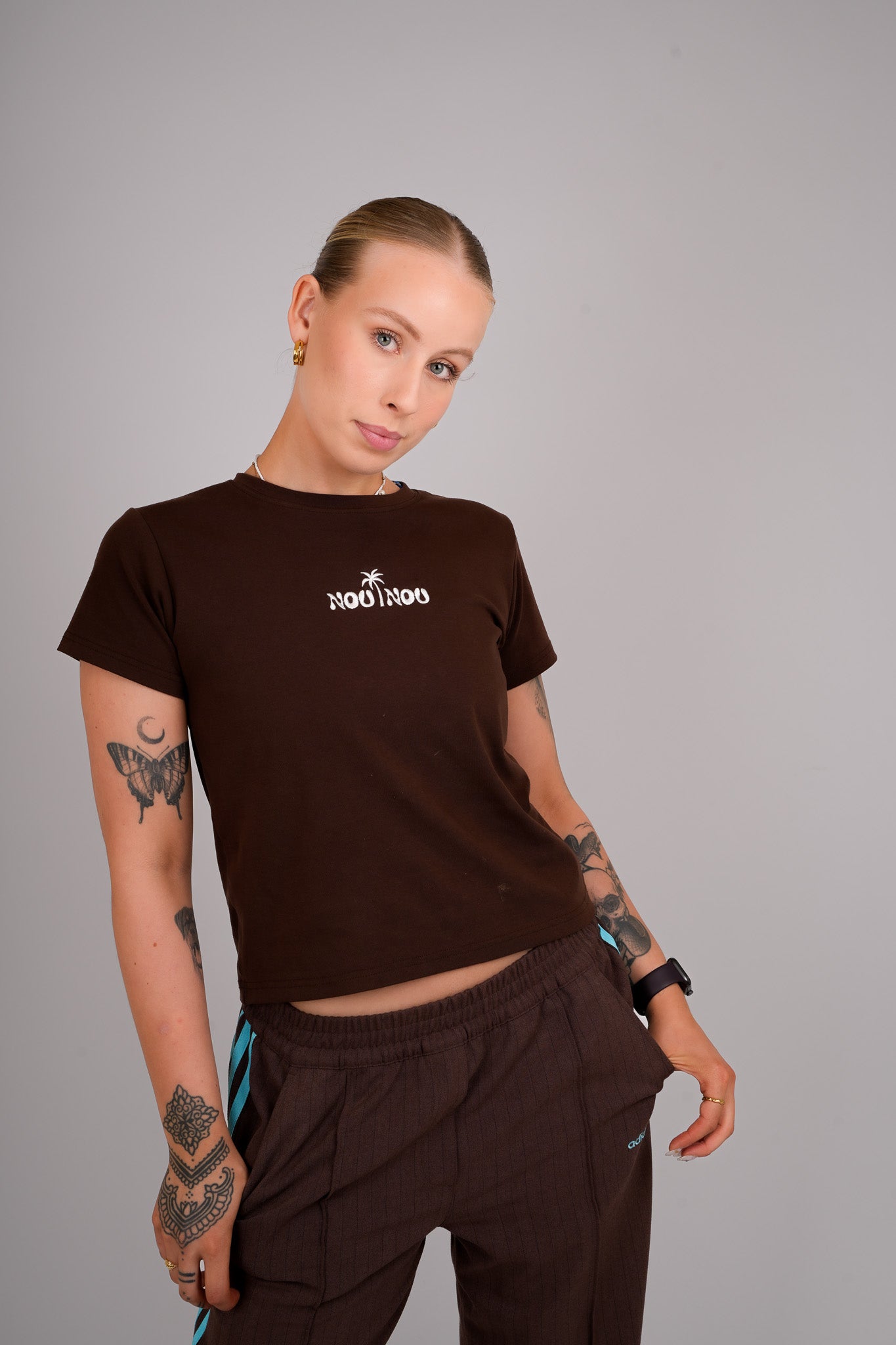 Coconut brown tee