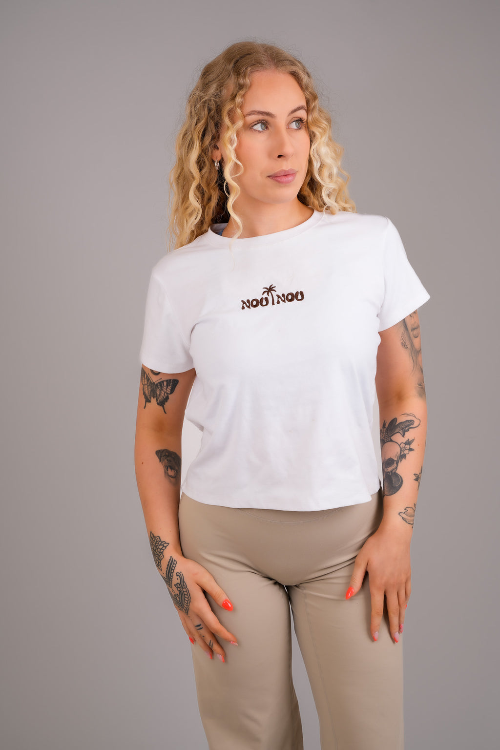 White sand tee
