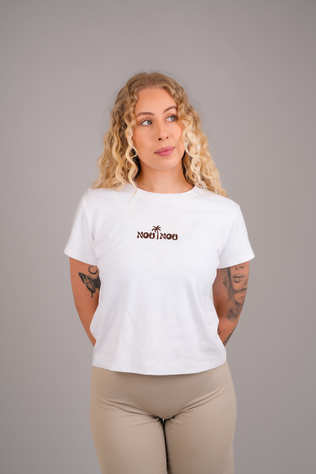 White sand tee