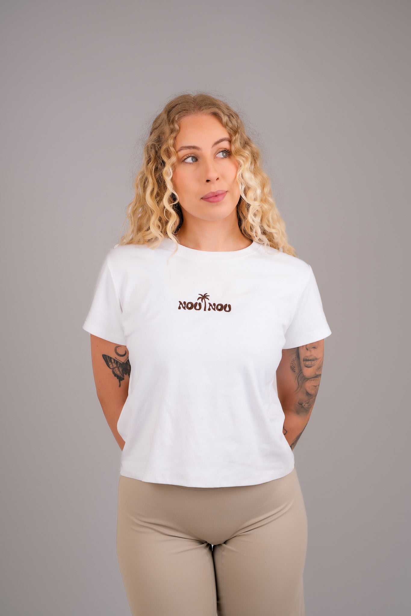 White sand tee
