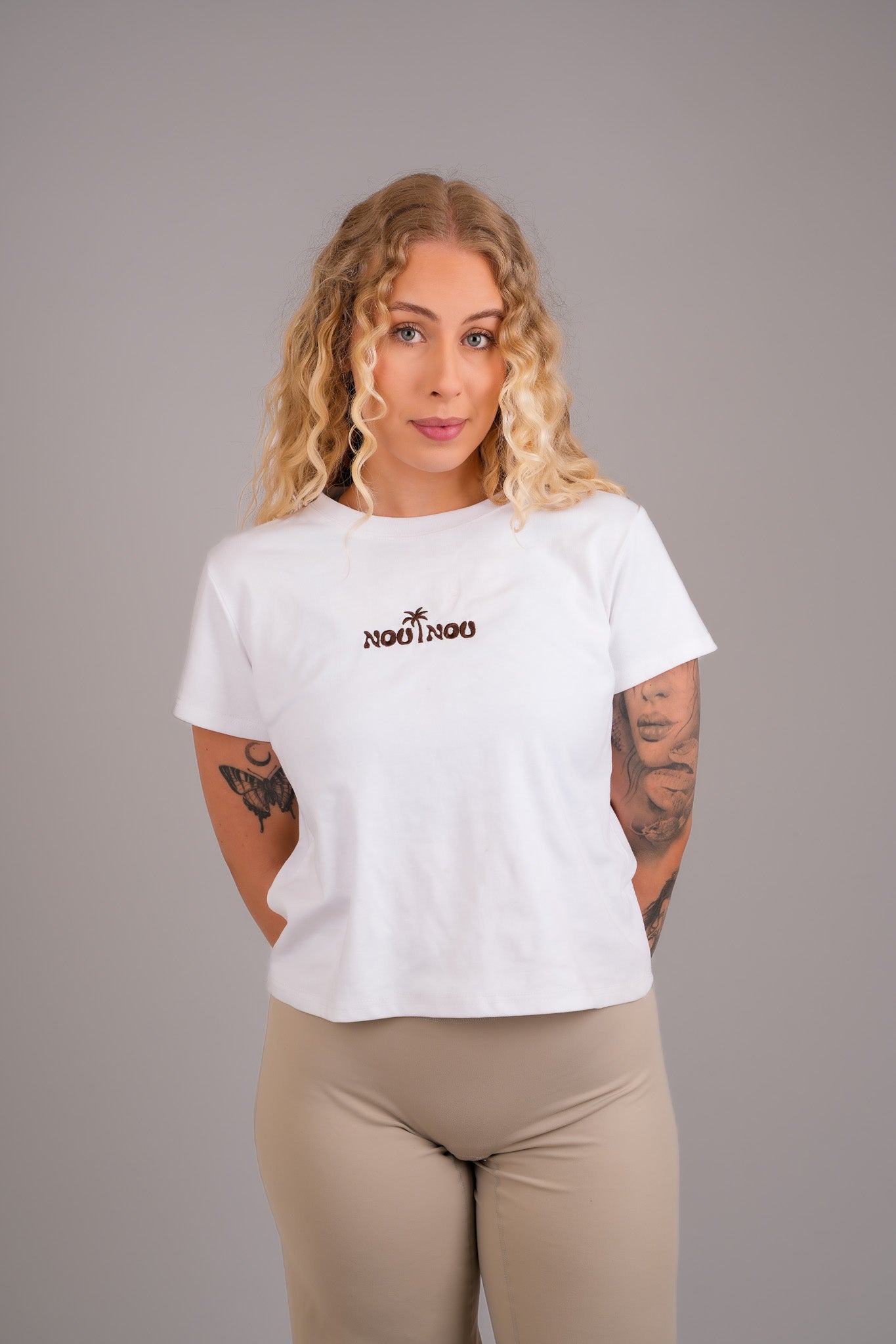 White sand tee